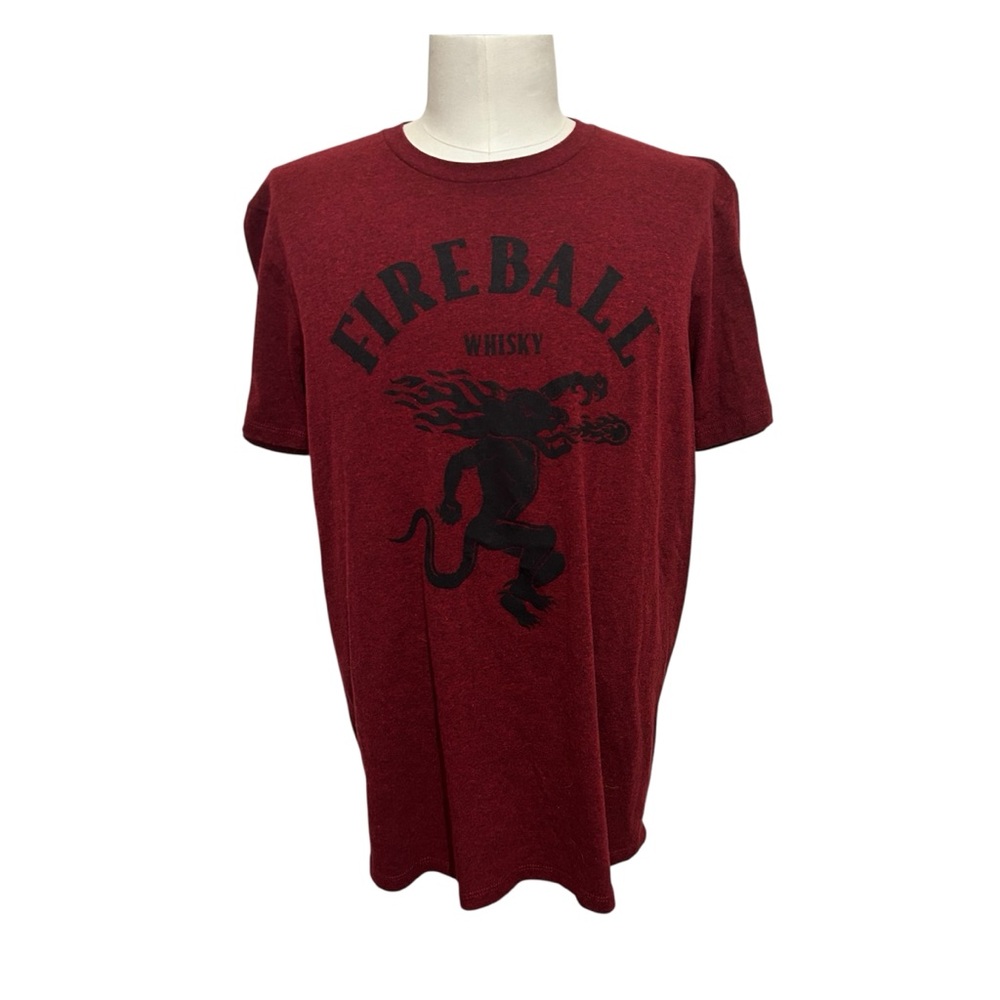 5/$30 🎈 Fireball whisky large short sleeved tee